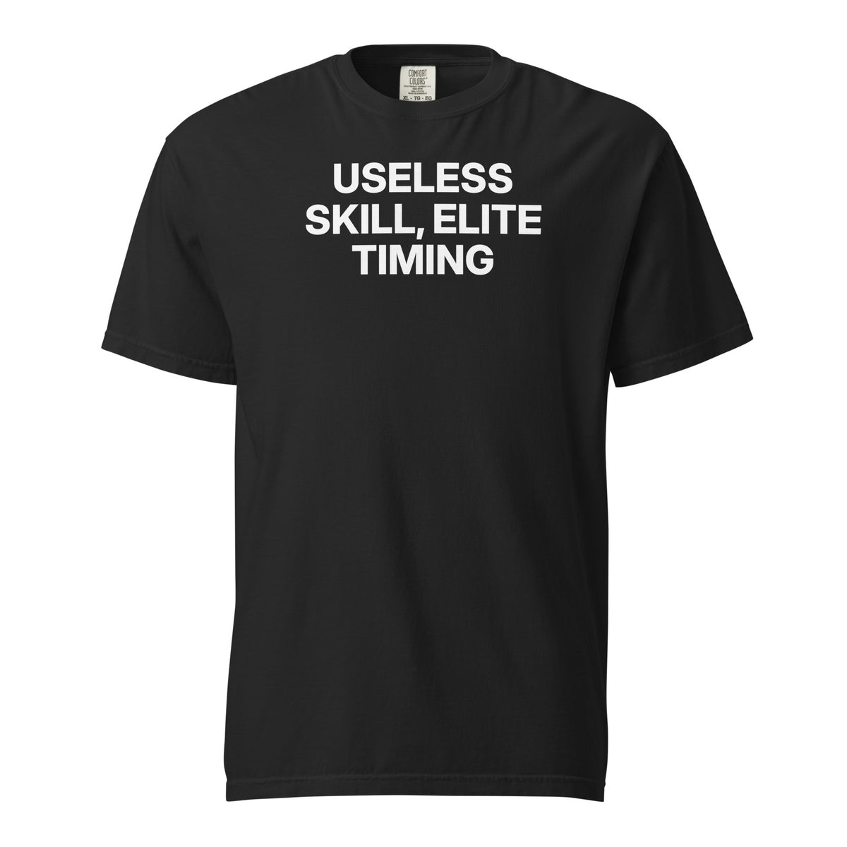 Useless Skill Elite Timing Tee in Black