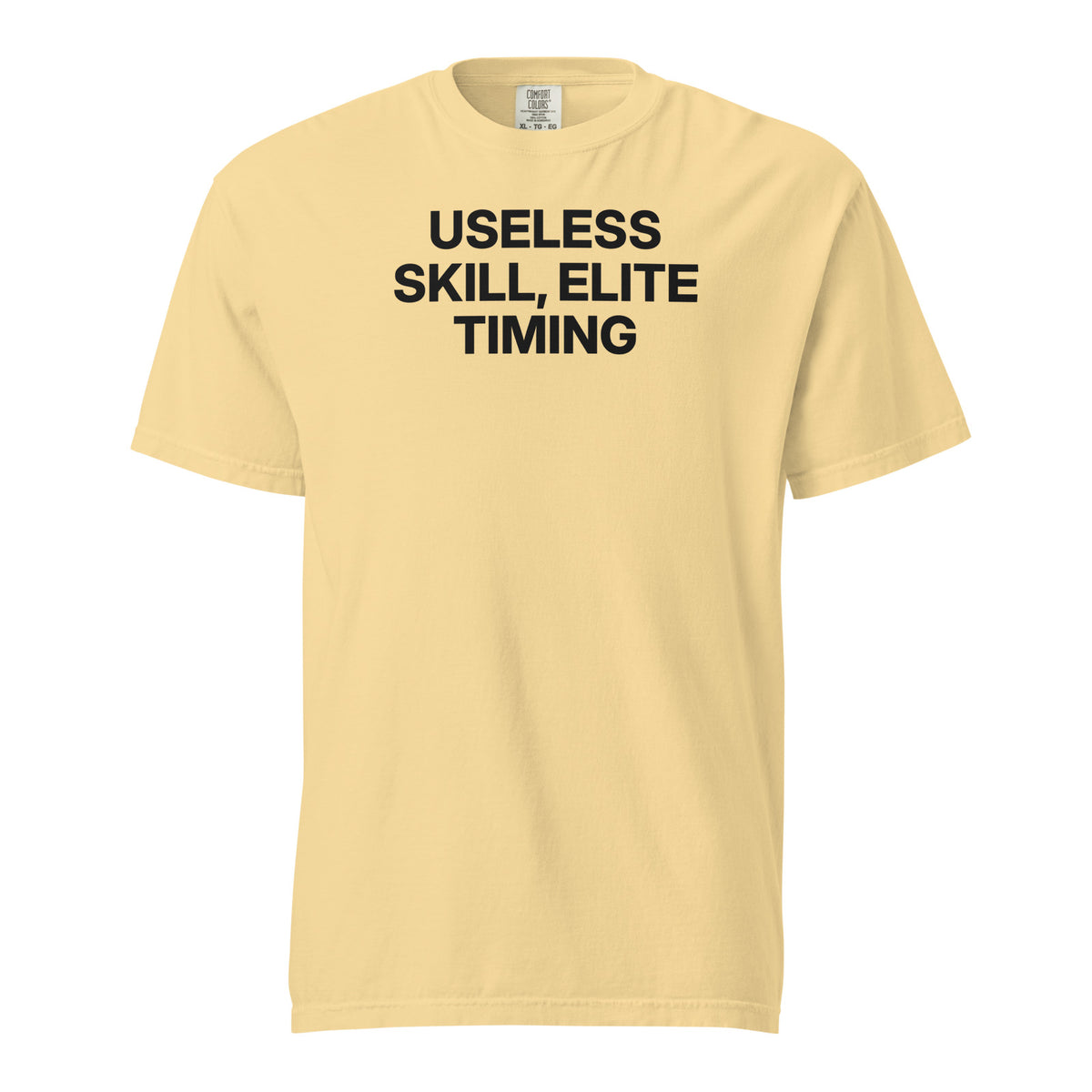 Useless Skill Elite Timing Tee in Butter