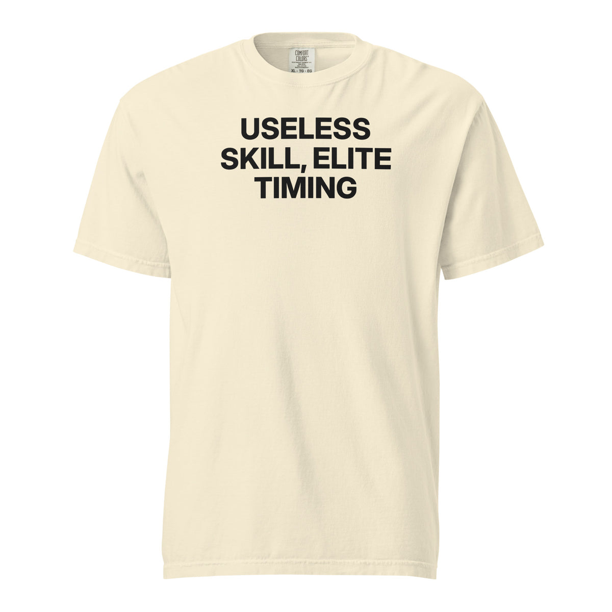 Useless Skill Elite Timing Tee in Ivory